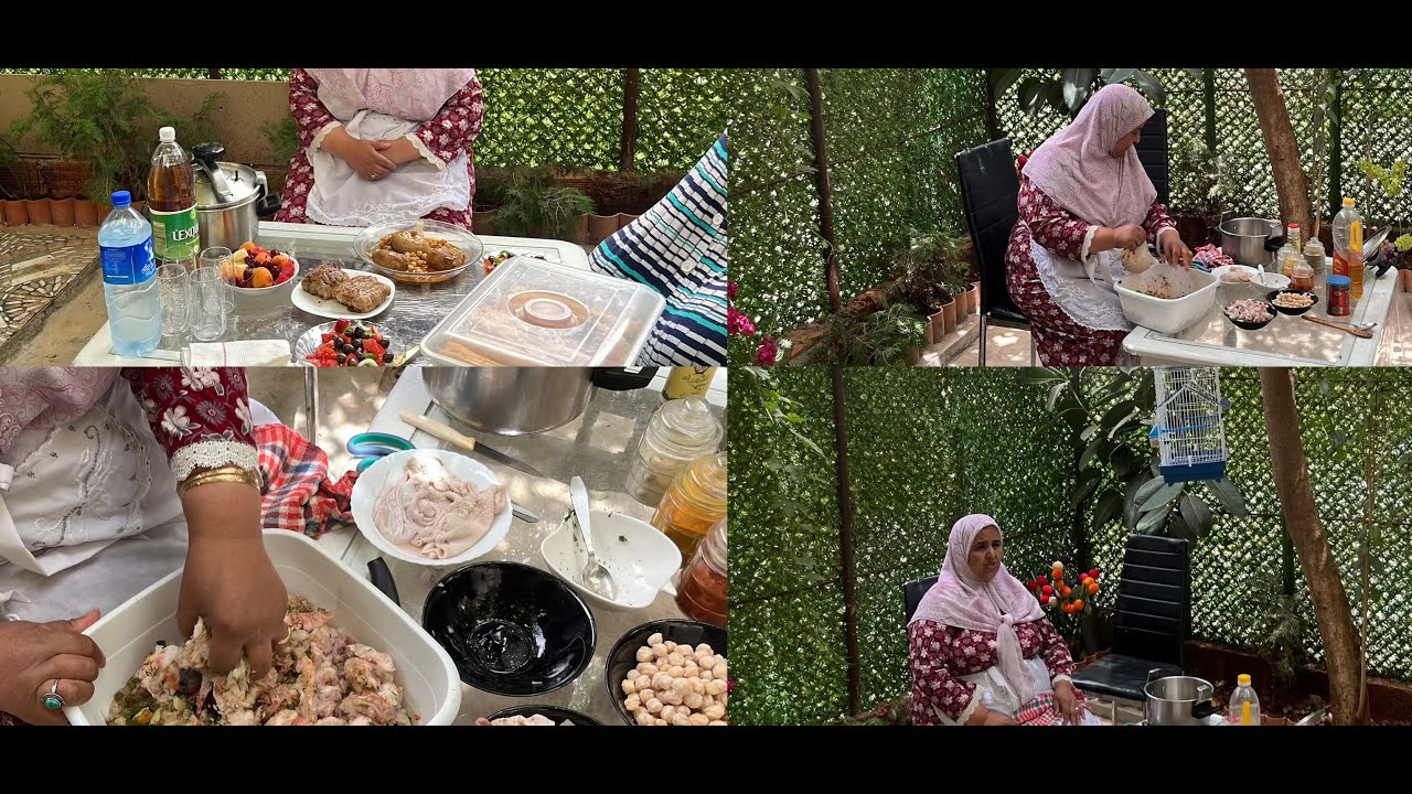 روتيني في توجاد الفطور في حوشي ❤️😍وحد البنة تعشق🥹❤️