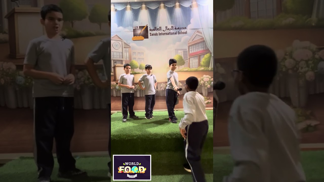 Third Graders’ #Morning #Assembly: #Celebrating #World_Healthy_Food_Day