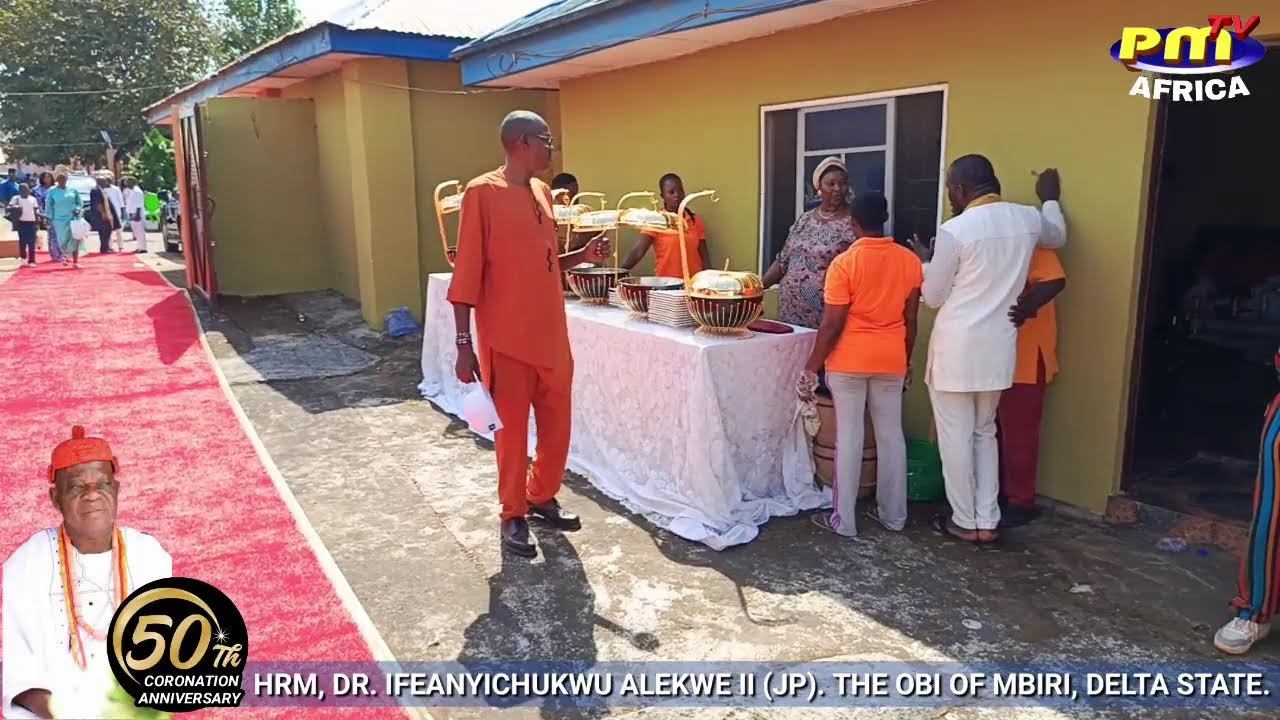 6.The 50th Coronation Anniversary of the Obi of Mbiri in Delta State.