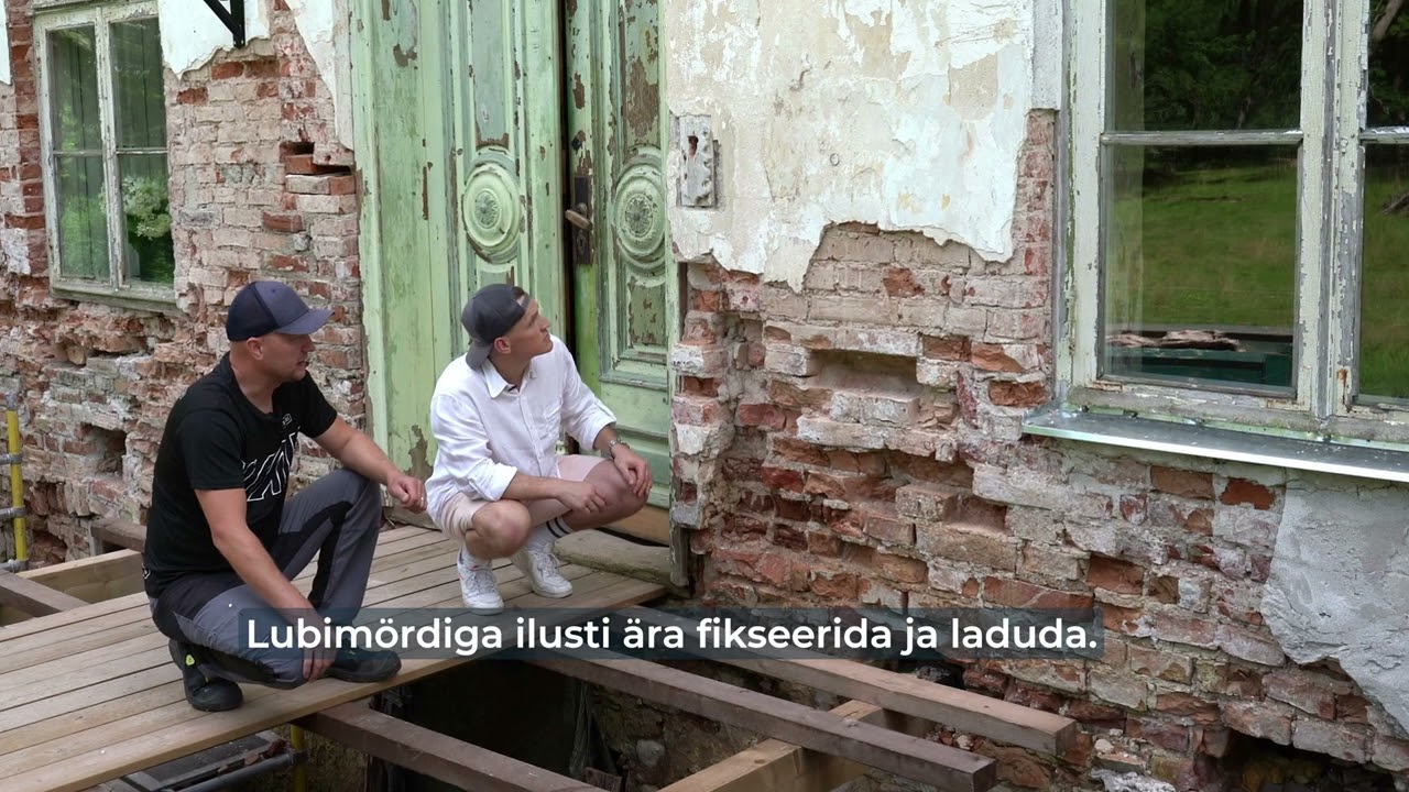 Kuidas parandada tellismüüri? Polli mõisa taastamise lood.