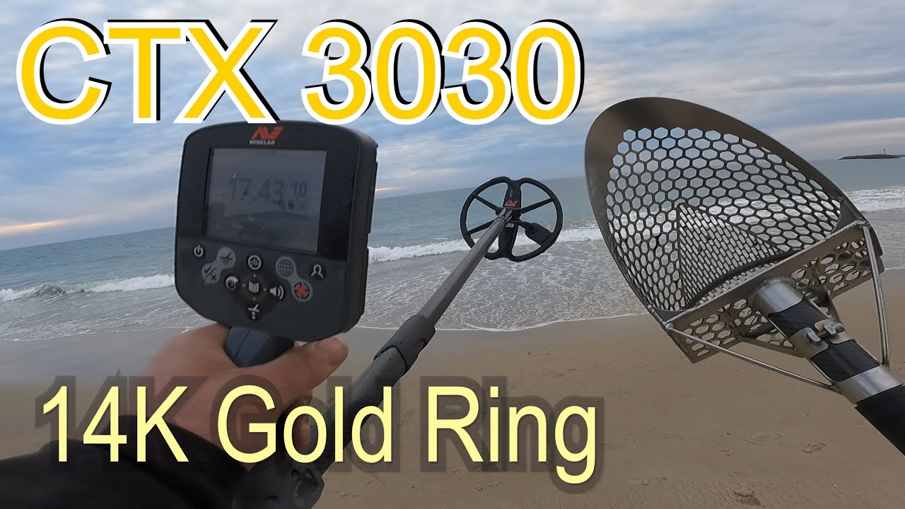 Found 14K Gold Ring while Metal Detecting a Local Beach ctx 3030