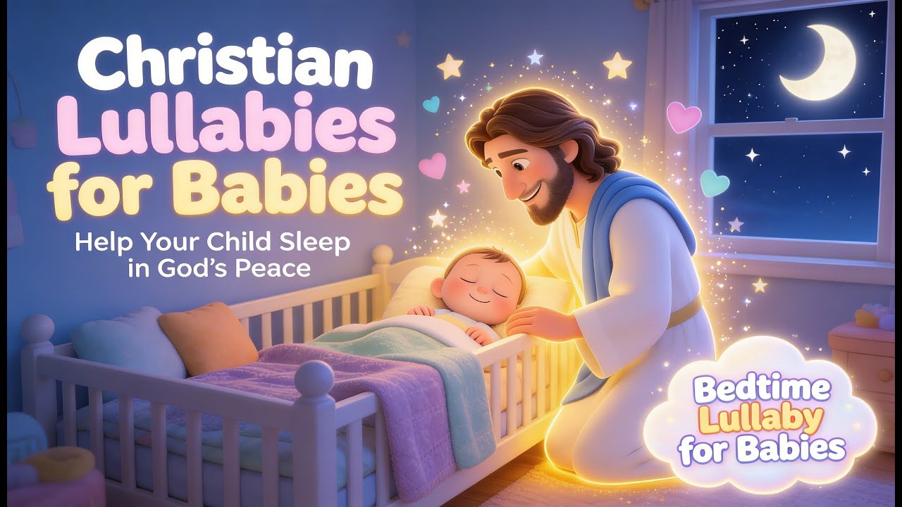 Christian Lullabies for Babies | Help Your Child Sleep in God's Peace #lullaby #lullabies