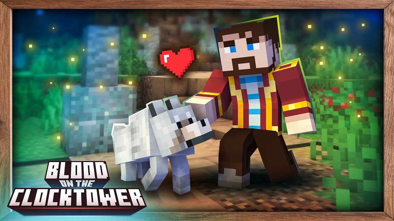 A doggy distraction with No Rolls Barred - Blood on the Clocktower in Minecraft