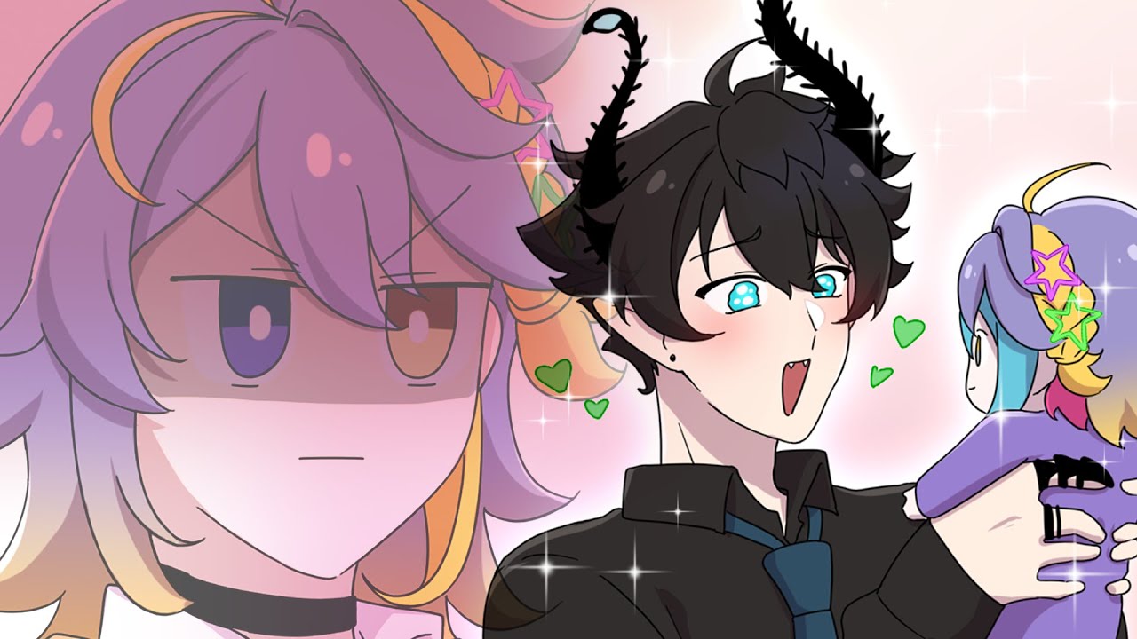 Baby Aster need some milkies (ILUNA Animatic) l NijisanjiEN