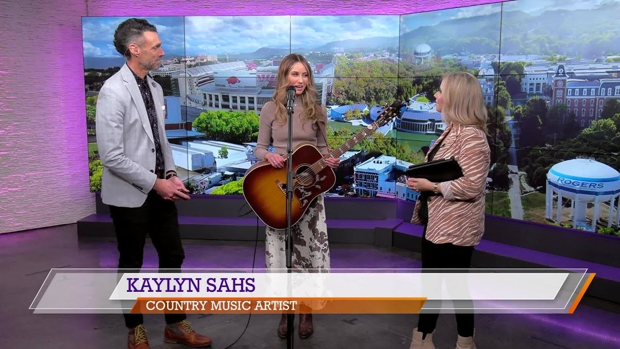 Rising Country Artist Kaylyn Sahs Performs in Studio