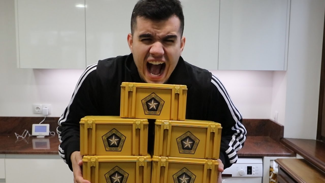 ABRIENDO CAJAS DE CSGO EN LA VIDA REAL!
