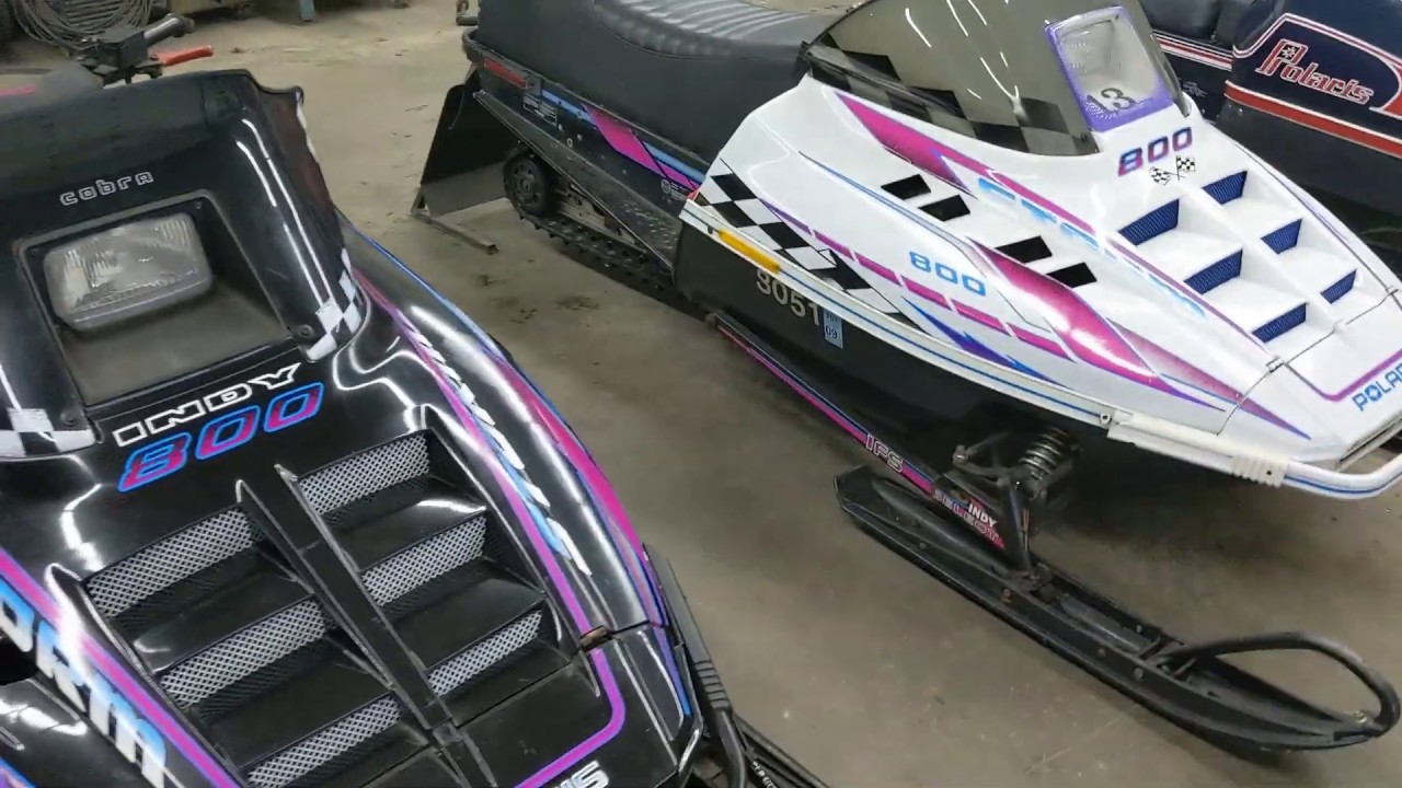 Polaris Big Triple  Muscle Sleds cold starts