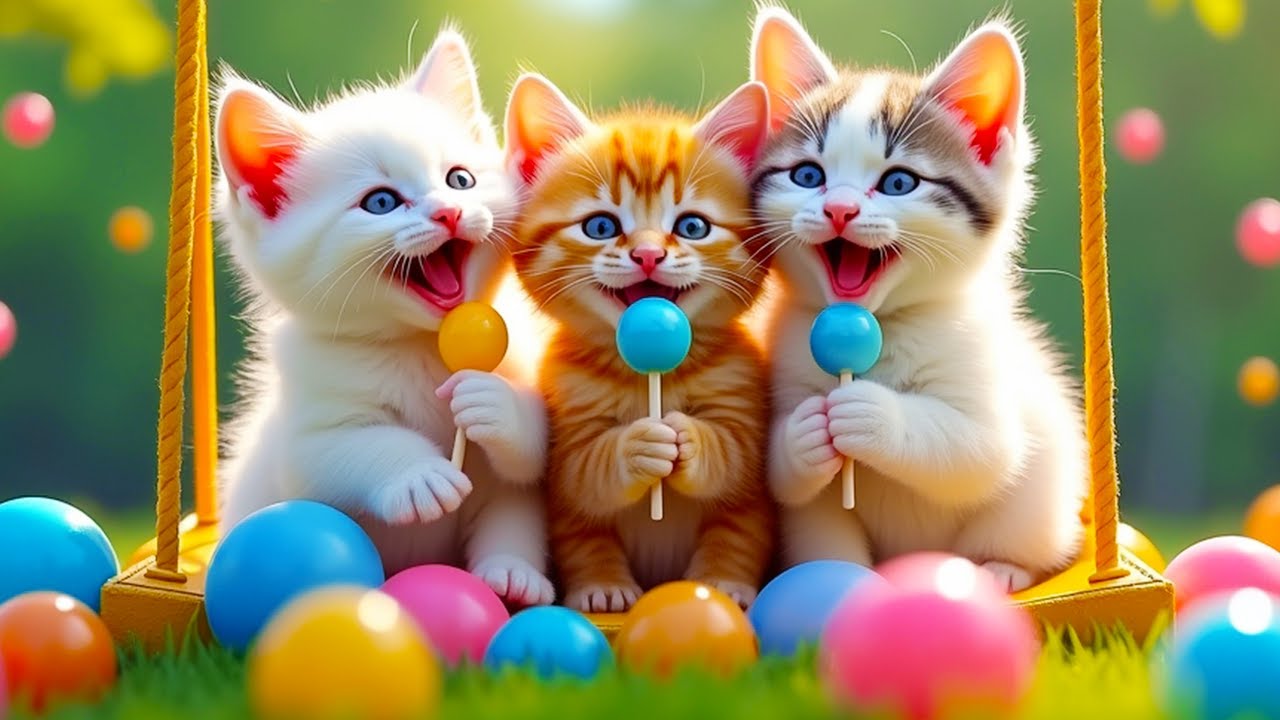 ANAK KUCING MEONG MEONG - SI MEONG KUCING LUCU ❤️ Lagu Anak Indonesia Viral Terbaru