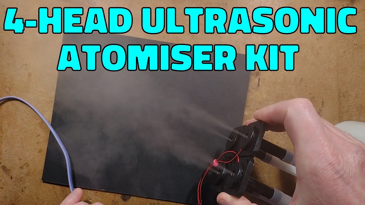 4-head ultrasonic water atomiser - with schematic