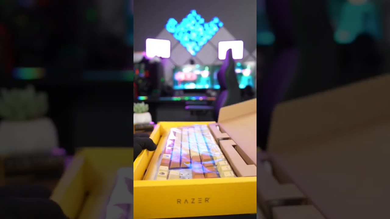 Razer revealed new pikachu keyboard 