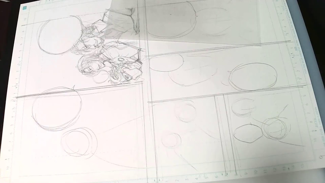 【作業用】下描き開始！漫画原稿作画配信　01/21 live drawing