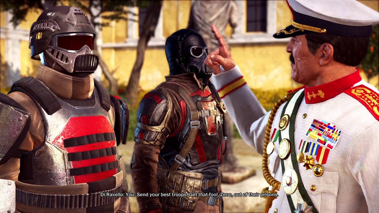 Just Cause 3 - Bavarium On A Plane: Di Ravello Beats His Soldier To Death 