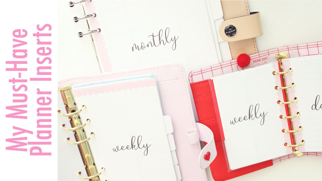 My Must Have Planner Inserts | Ana Jolene Printables!