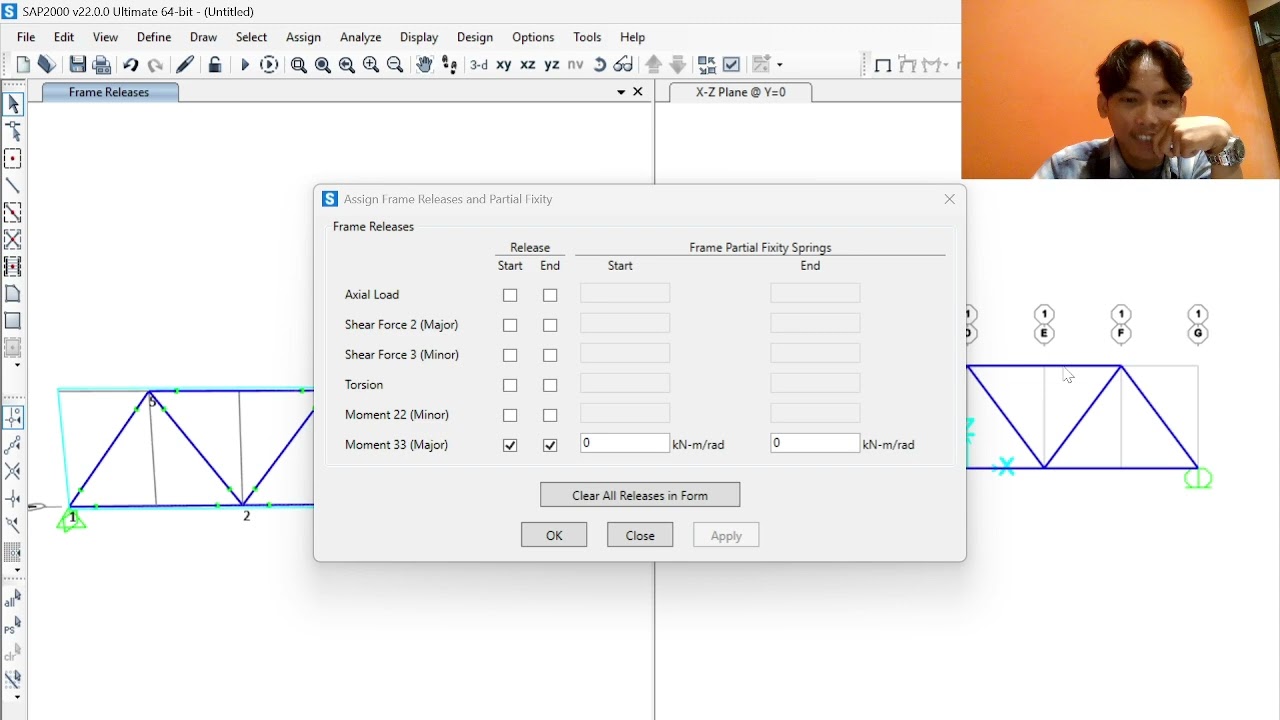 Analisis Rangka Batang.... Ahmad Nur Muzaqi-124210045.  Menggunakan SAP2000