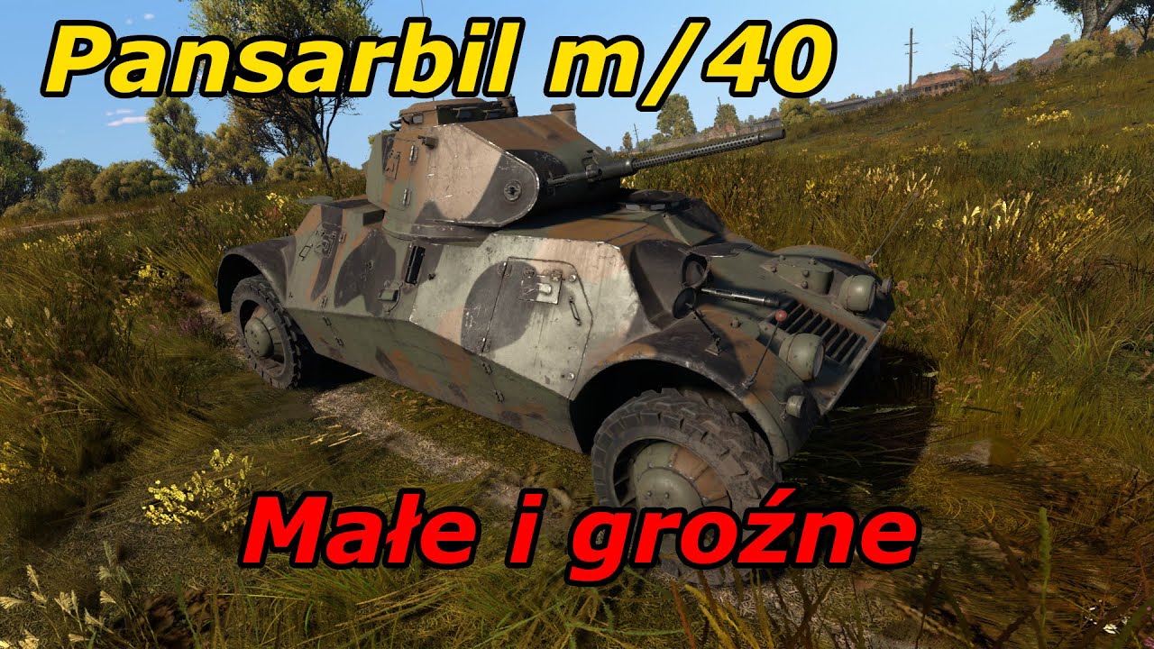 Małe i groźne | Pansarbil m/40 | War Thunder gameplay PL