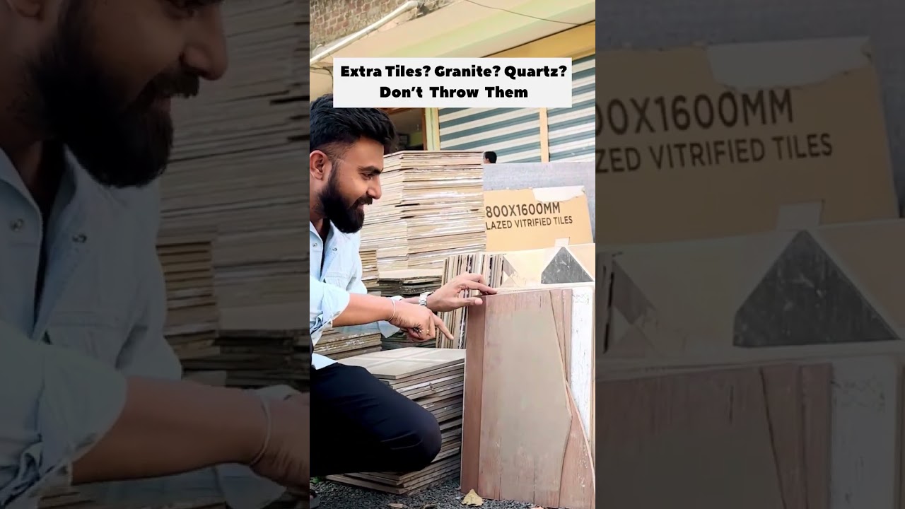 Don&rsquo;t throw extra tiles, granite and quartz!