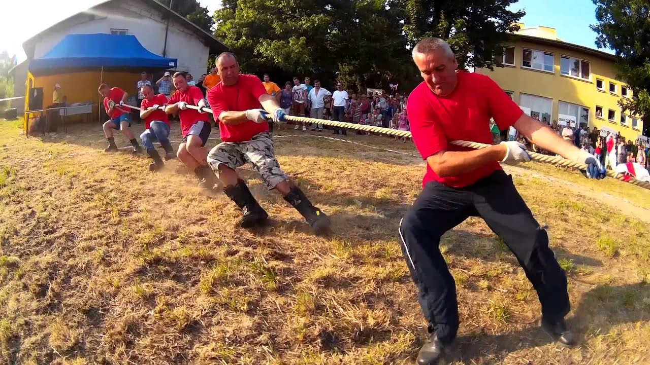 Bajdy - Turniej sołectw - Przeciąganie liny