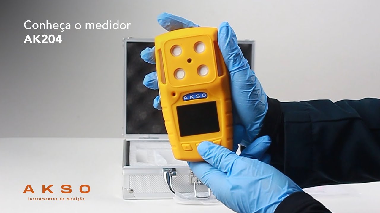 Saiba mais sobre o medidor de 4 gases AK204
