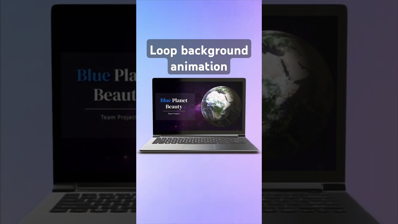 Циклическая фоновая анимация в PowerPoint #powerpoint #ppt #презентация #земля #солнечнаясистема ...