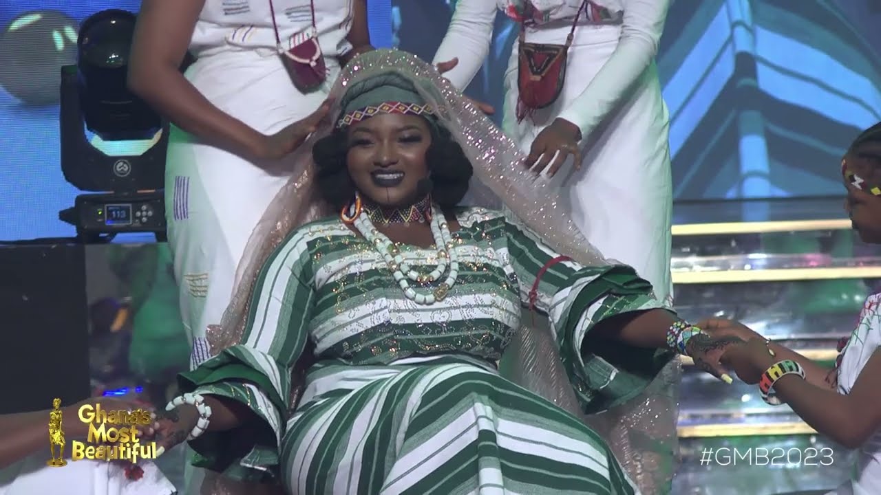 Nurah boldly shows off the pride of Nigeria #gmb2023
