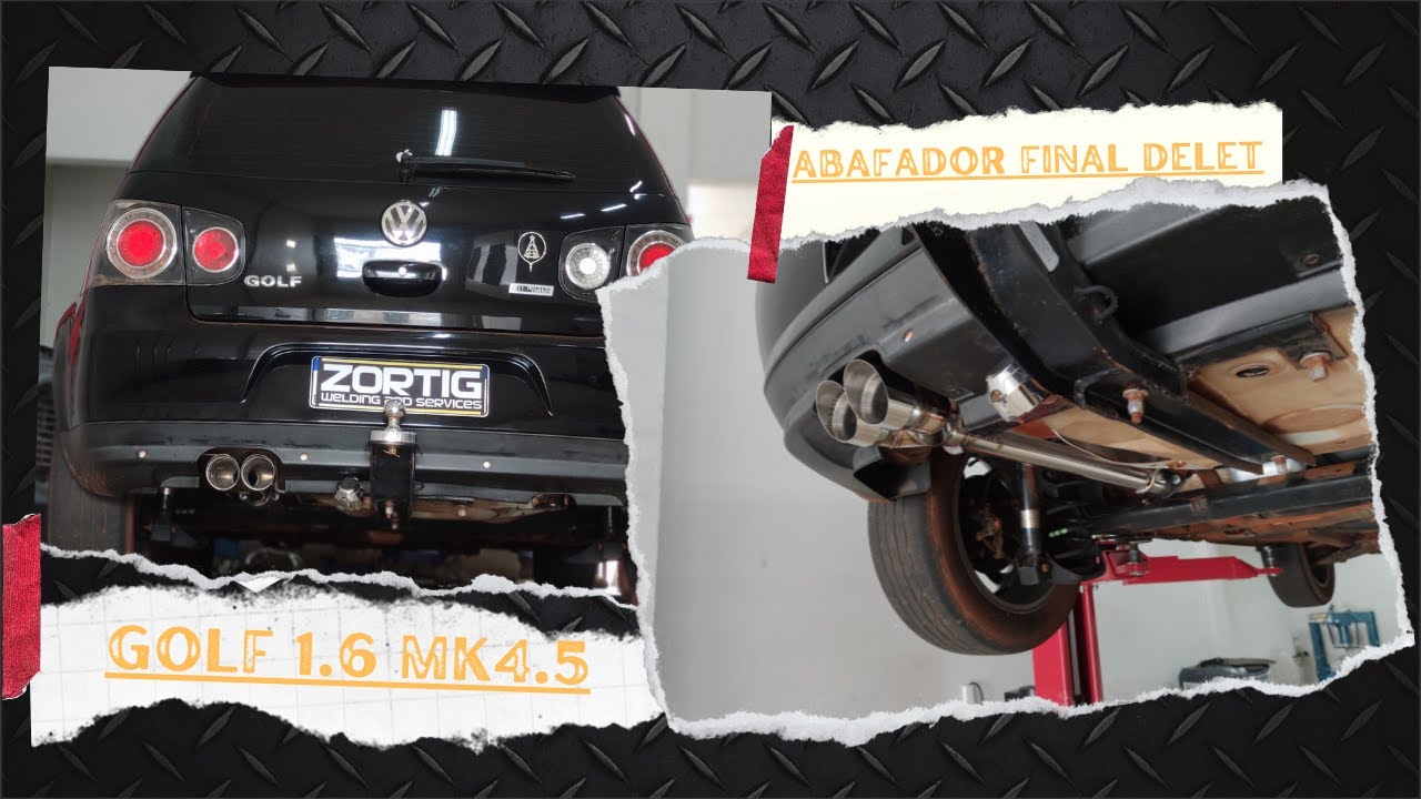 VW GOLF 1.6 SPORTLINE SEM O ABAFADOR FINAL