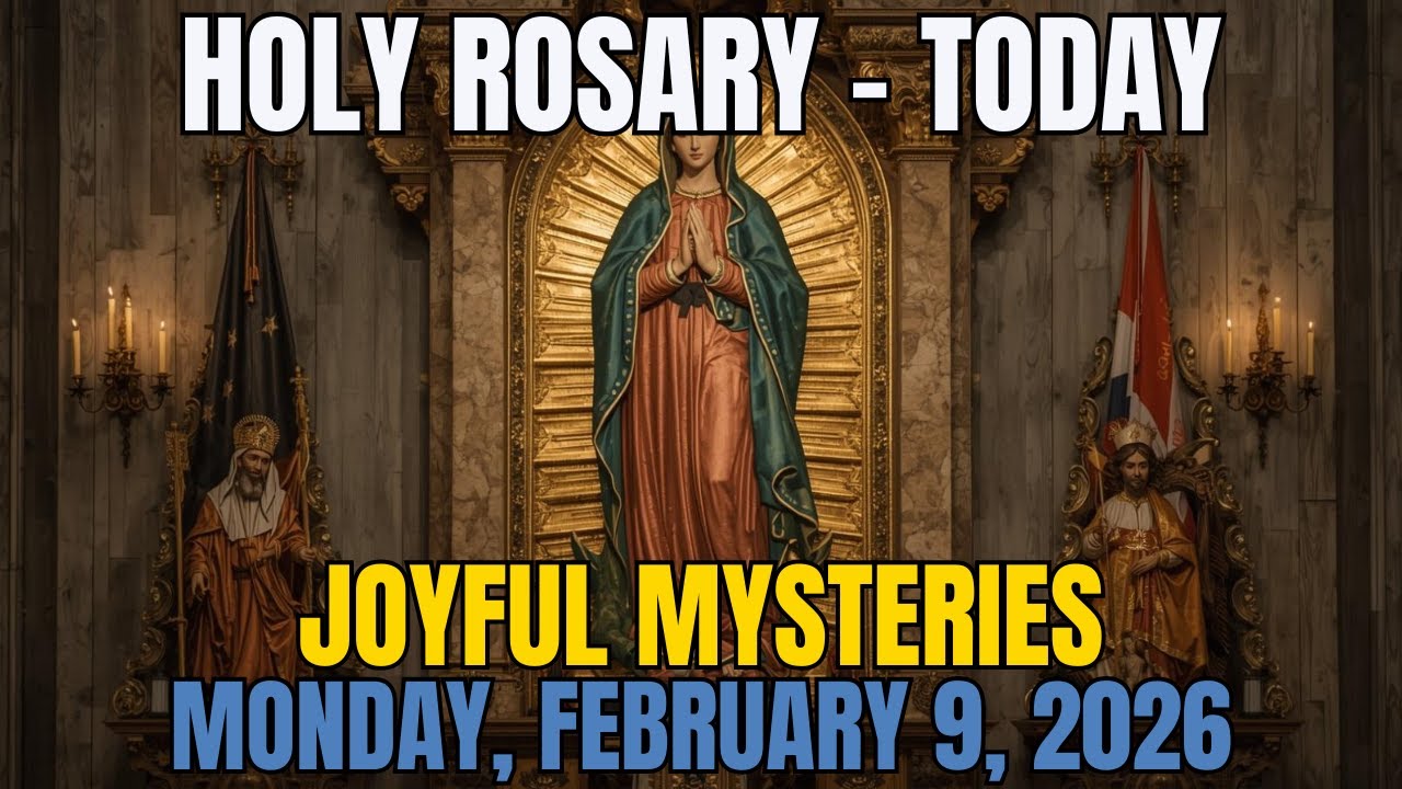 Holy Rosary Today Monday, February 9, 2026 | Joyful Mysteries | Work and God’s Provision