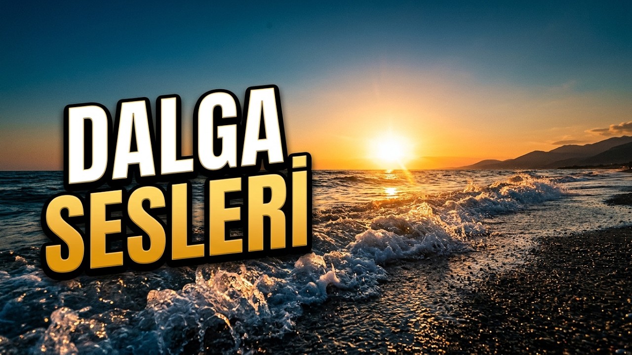 Muhteşem Gün Batımı ve Dalga Sesleri 🌅 | Rahatlatıcı Deniz Manzarası