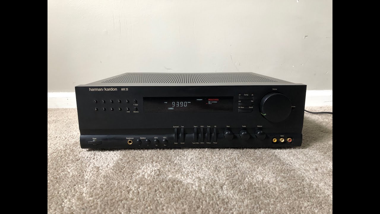 Harman Kardon AVR 20 Home Theater Surround Receiver