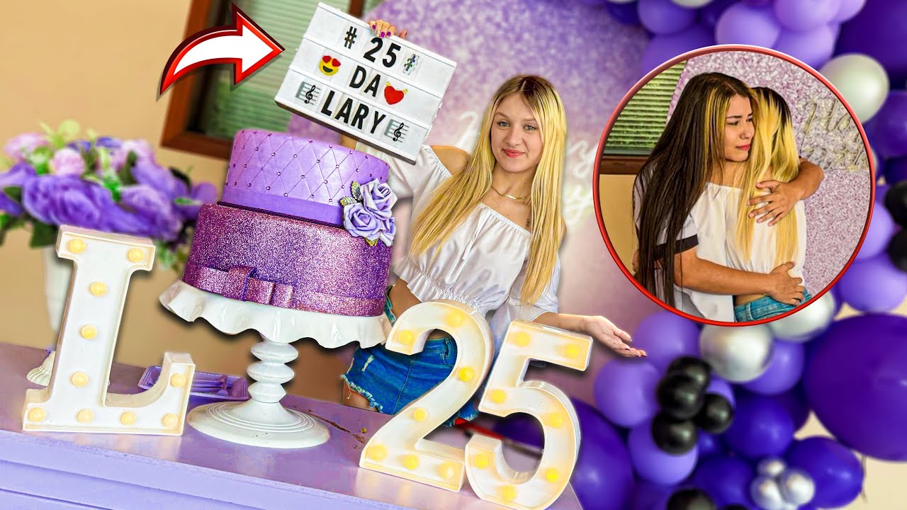 DEI UMA FESTA SURPRESA PARA A LARISSA E ELA CHOROU!! *muito emocionante