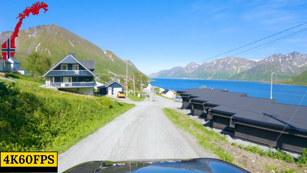 Driving in Norway - Fjordgard To Finnsnes - 4K60