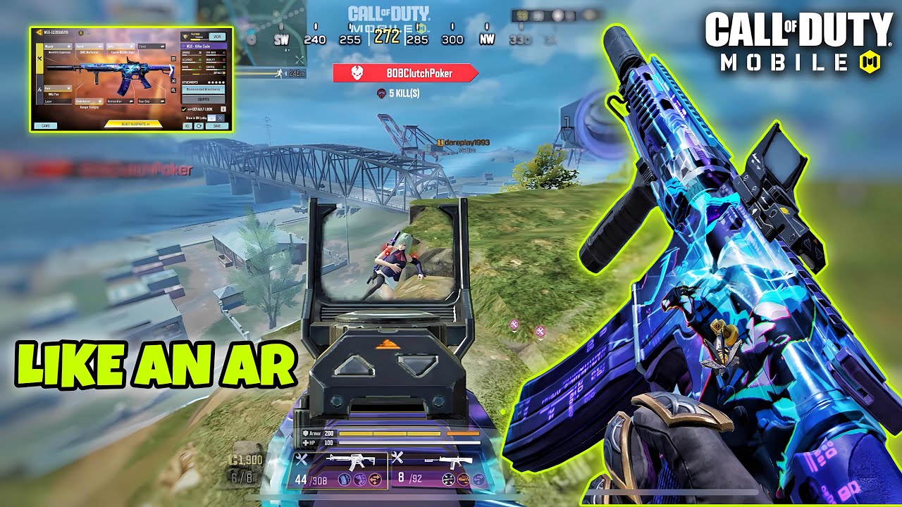 M16 LASER BEAM! 💥 High Damage + Long Range DOMINANCE | Best M16 Gunsmith CODM BR