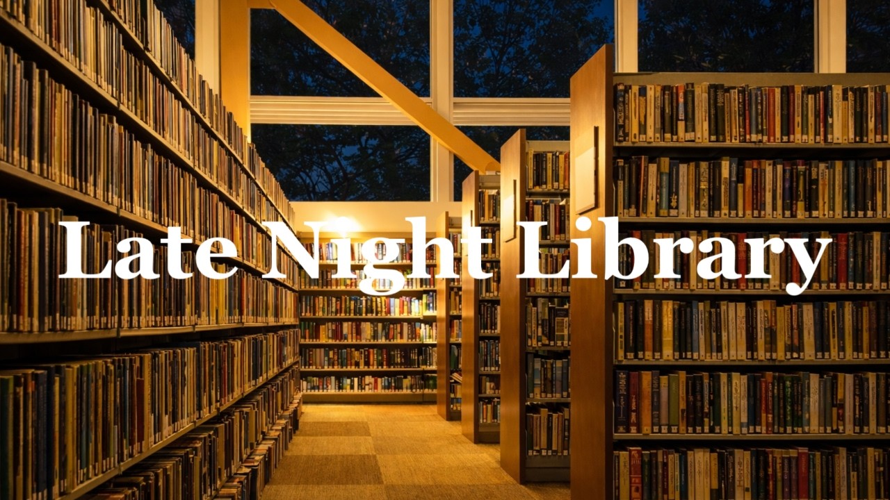 Late Night Library - 3 Hours of Chill Lofi Beats (No Lyrics)