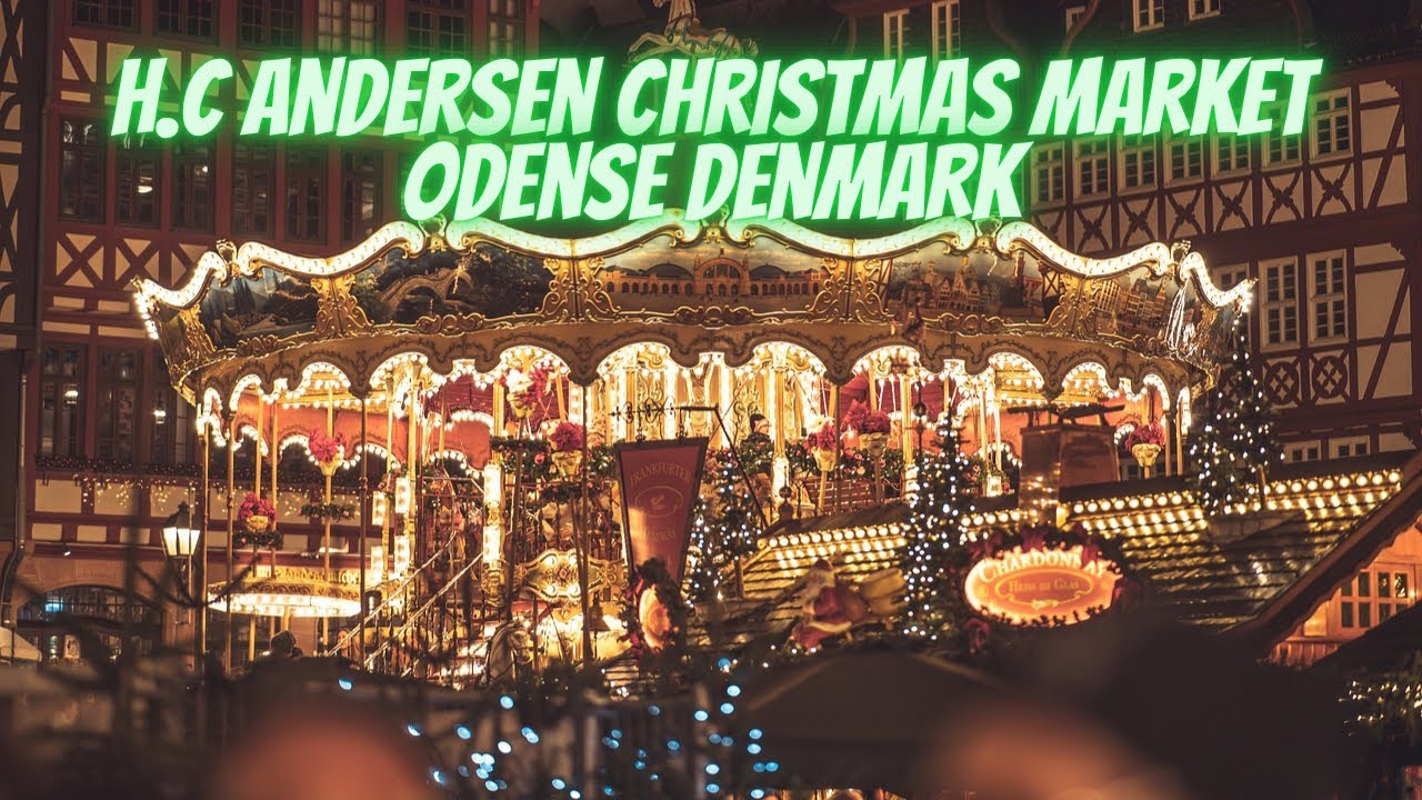 H C Andersen Christmas Market (Julemarked) Odense 2023-கிறிஸ்துமஸ் சந்தை ஓடென்ஸ் டென்மார்க்
