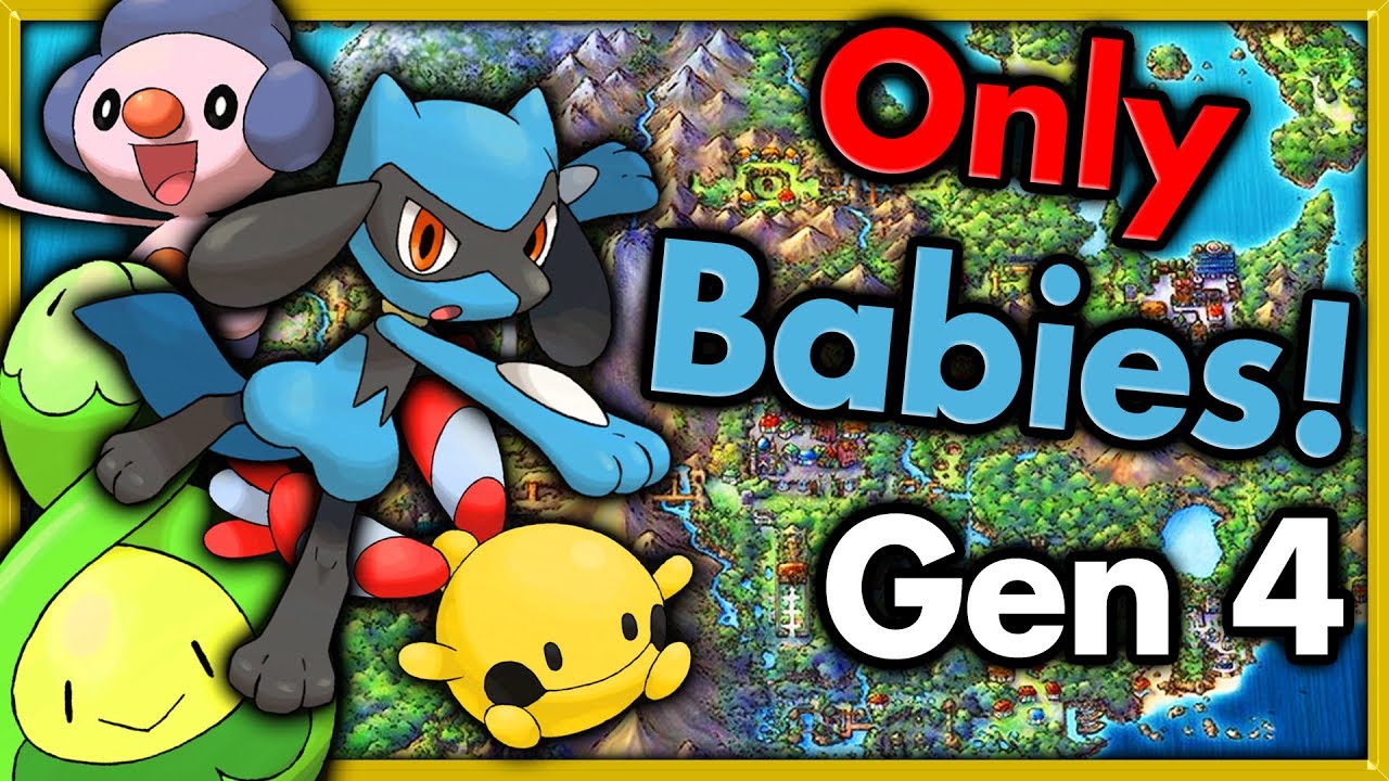 Can I Beat Pokemon Platinum with ONLY BABY POKEMON? 🔴 Pokemon Challenges ► NO ITEMS IN BATTLE