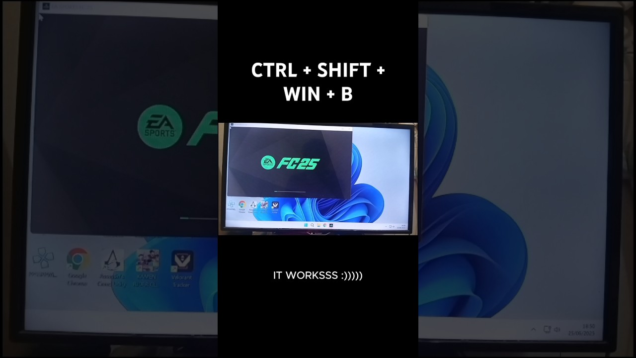 👆CLICK FOR FULL VIDEO👆EAFC 25 STUCK ON LOGO SCREEN FIXED!!! #fc25 #stuck #loadingscreen