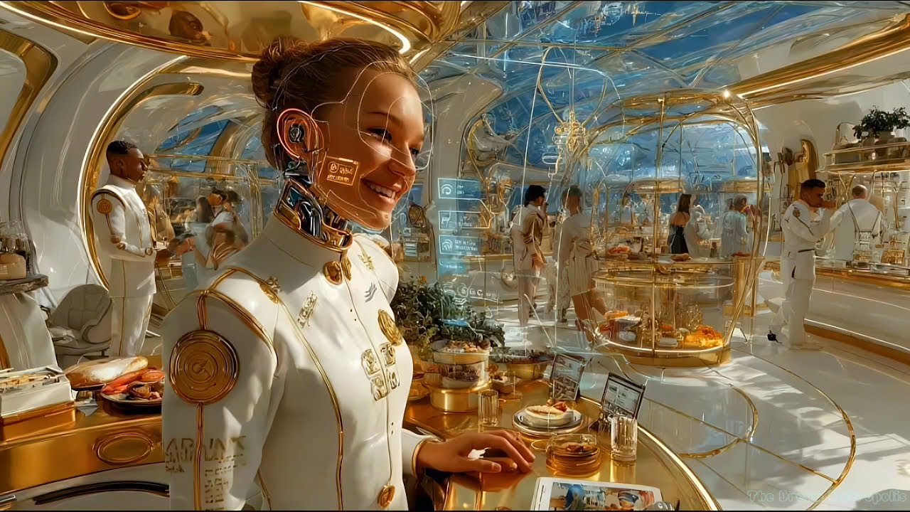 This Is What a Perfect Future City Looks Like | A Golden Eco-Utopia