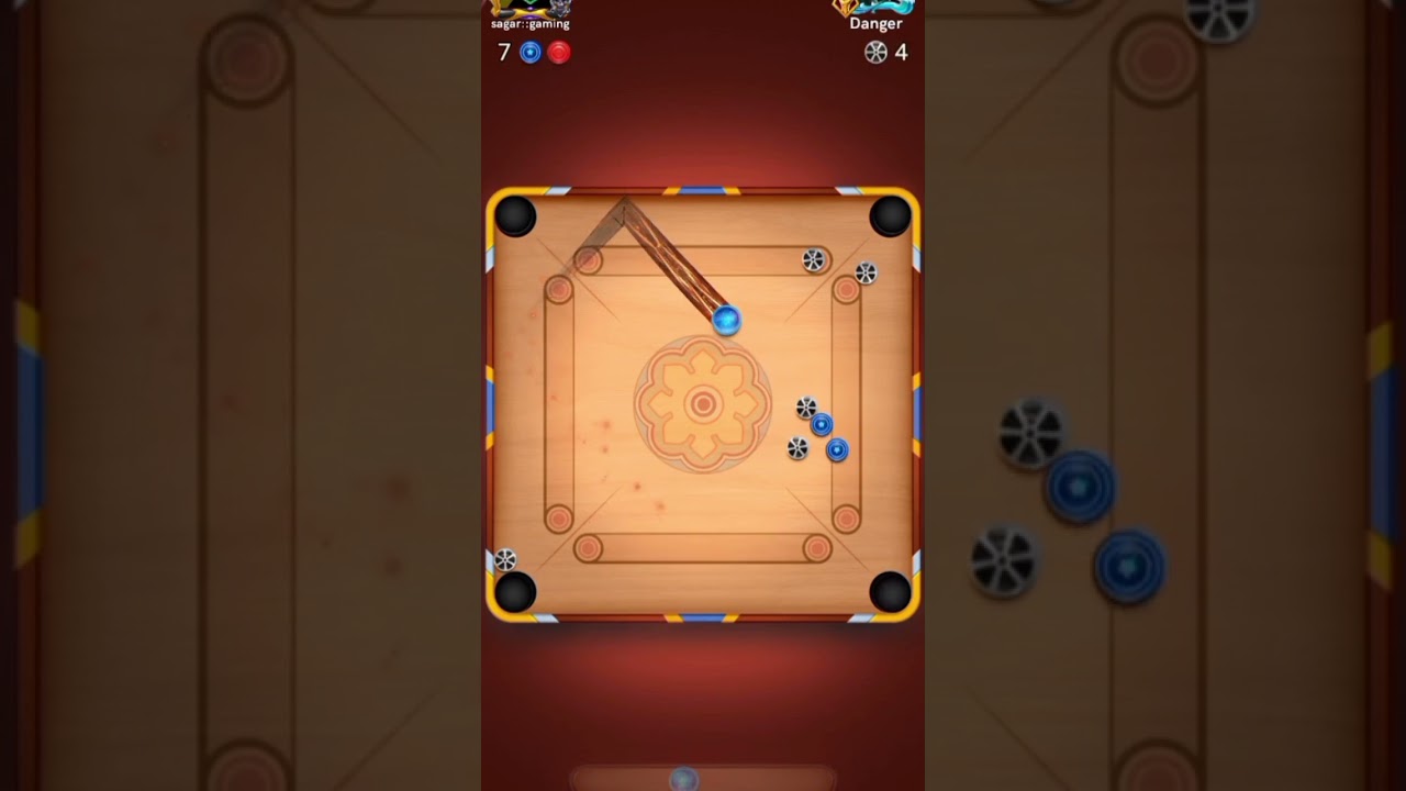 hard indirect shots 💥 // sagar gaming // #carrompool #like #sagargaming #subscribe #games