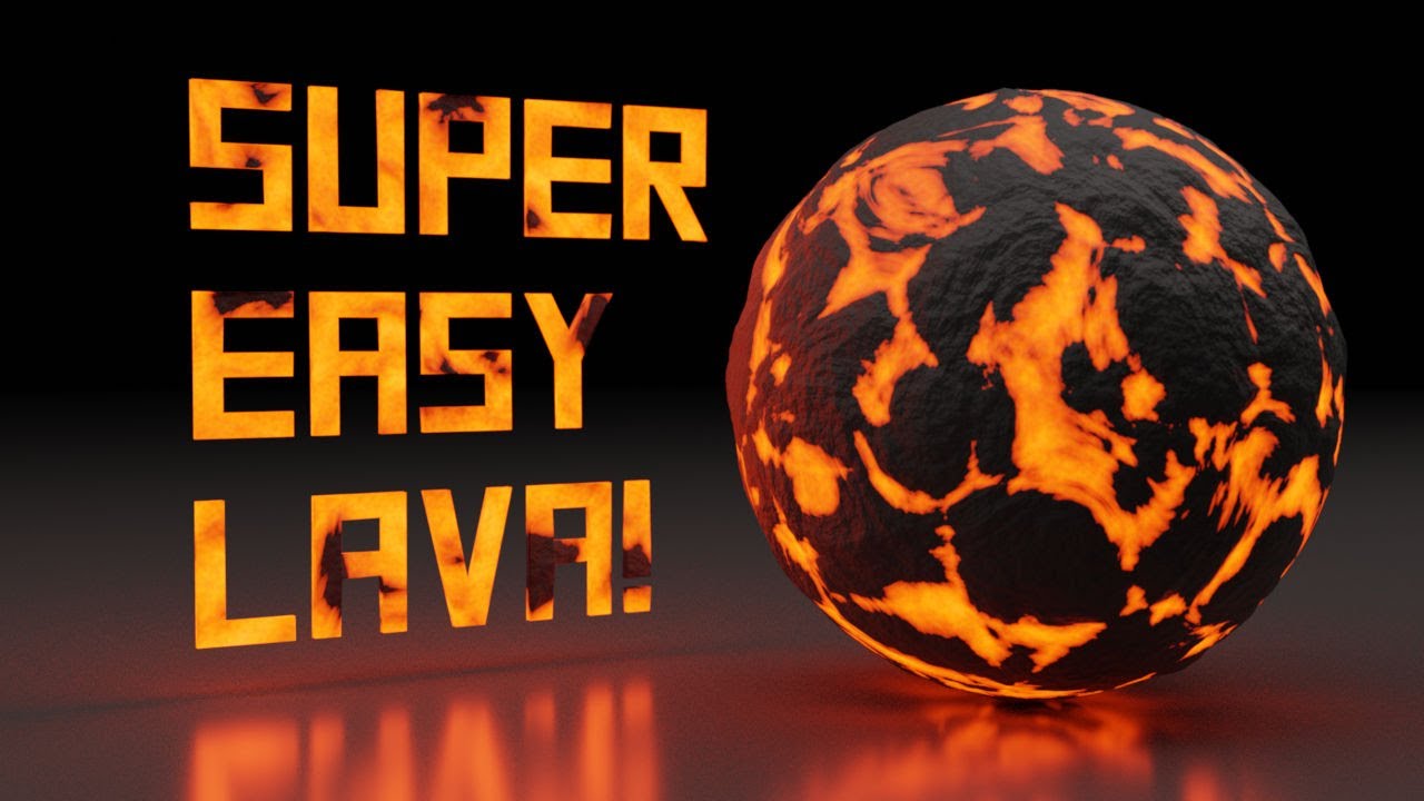 Creating 100% Procedural Lava in Under 6 Minutes! : : Blender Tutorial