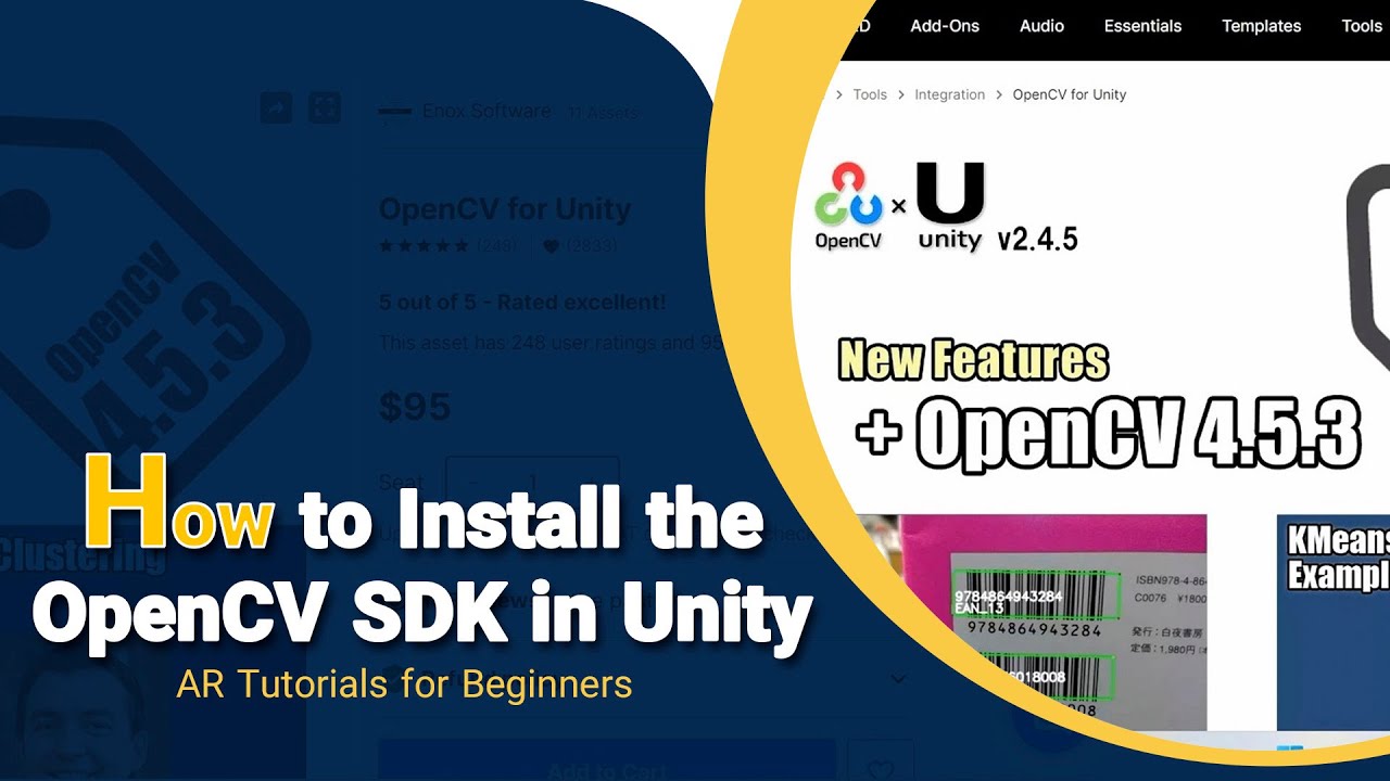 How to Install the OpenCV SDK in Unity (6/9) | AR Tutorials for Beginners
