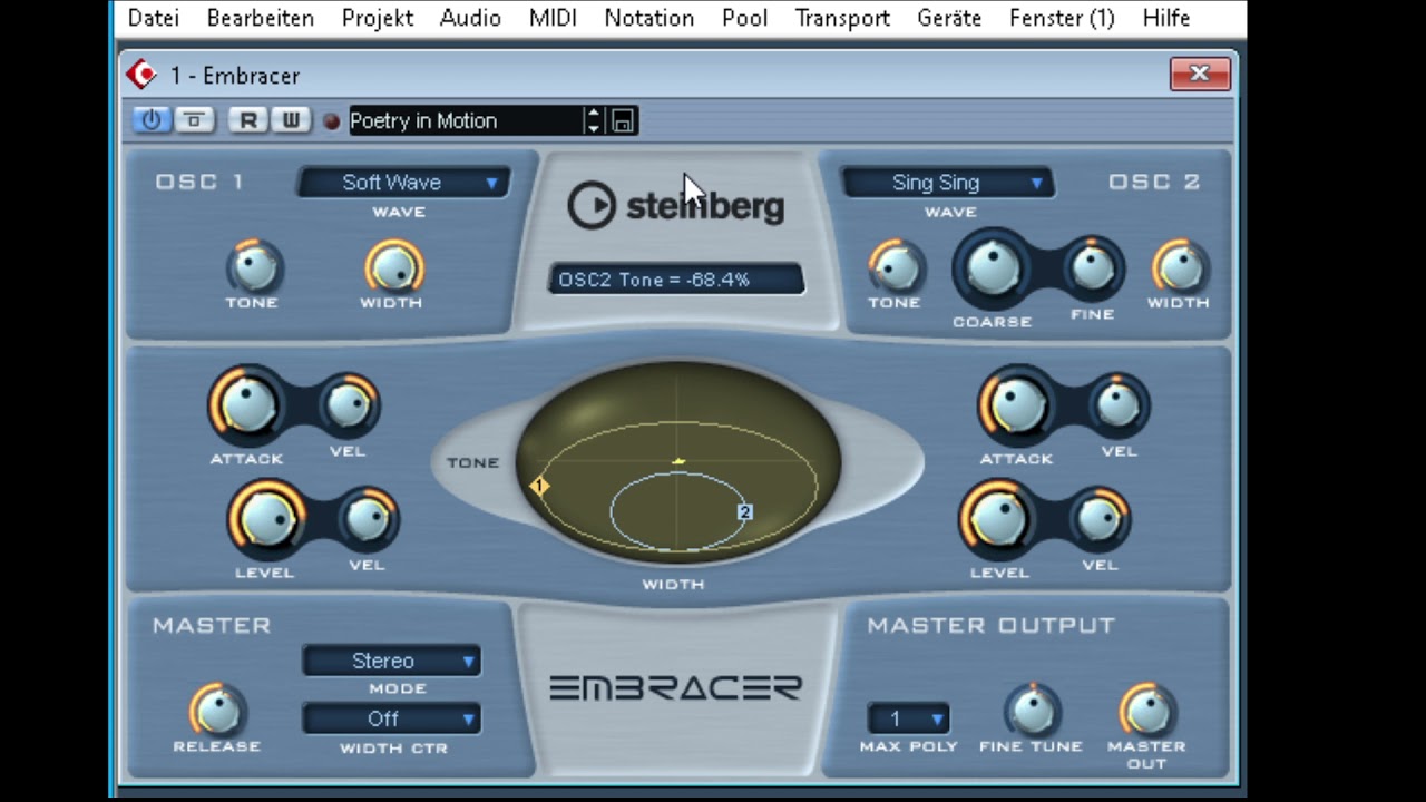 Synth [027] - Embracer (Steinberg) Free VST Preset Demo