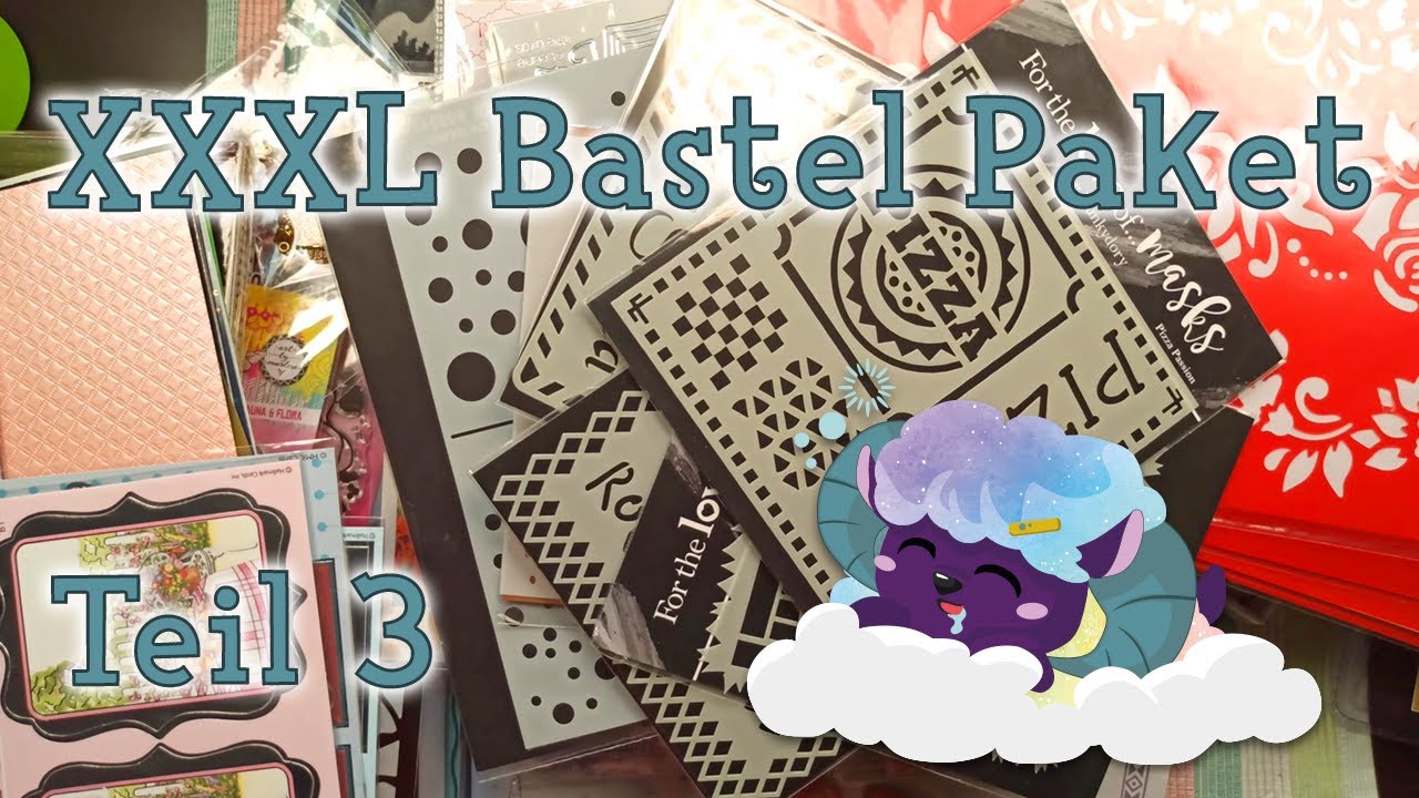 XXXL Paket mit Bastelmaterial (Teil 3)