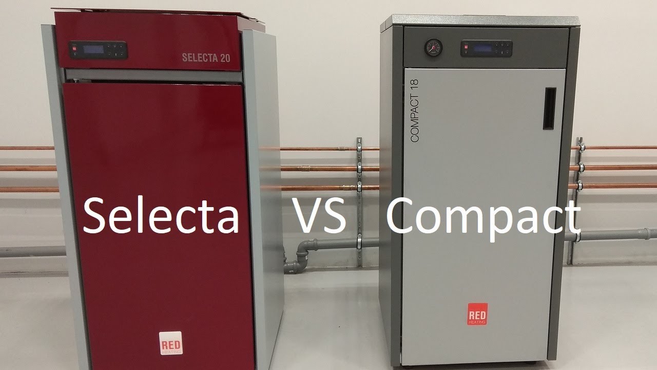 Red Compact vs Red Selecta. Kocioł na pellet.