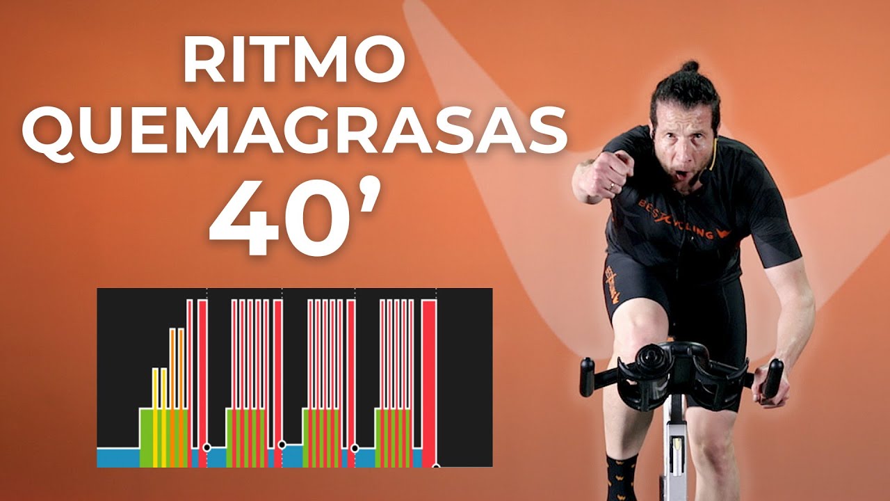Clase completa ciclo indoor súper quemagrasas en 40 minutos