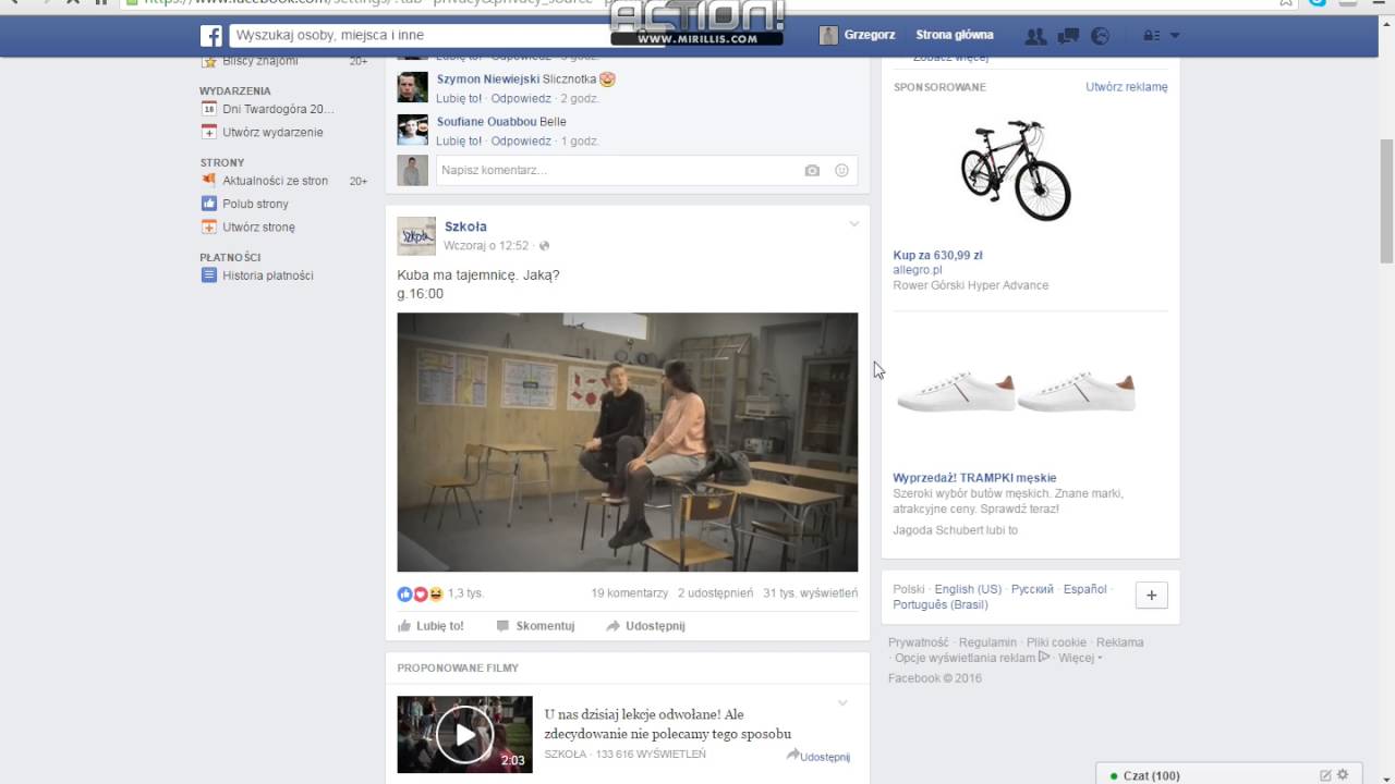 Poradnik #2 Jak Odblokować lub zablokować kogoś na fb :D