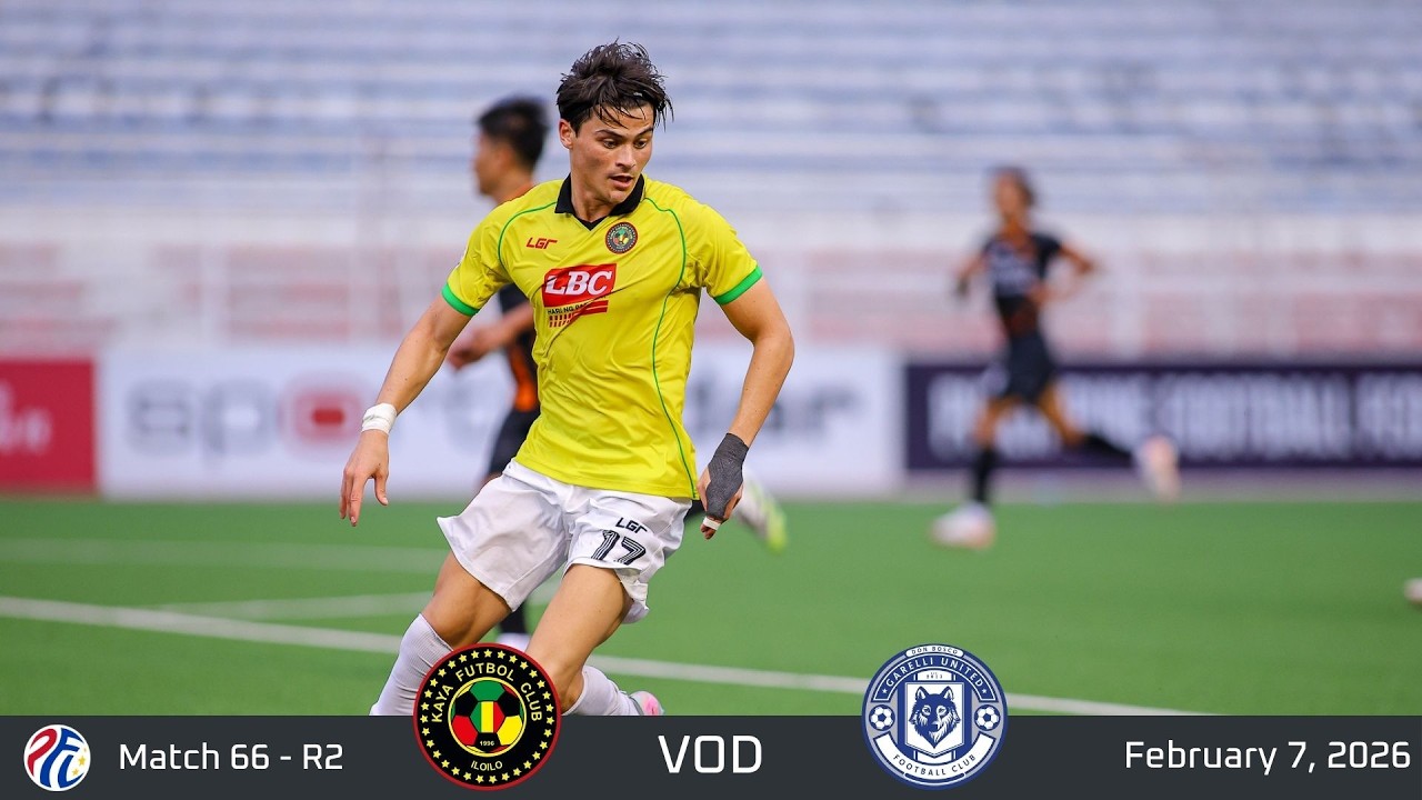 M66 VOD -- KAYA FC - ILOILO VS DON BOSCO GARELLI UNITED || PFL 2025-2026