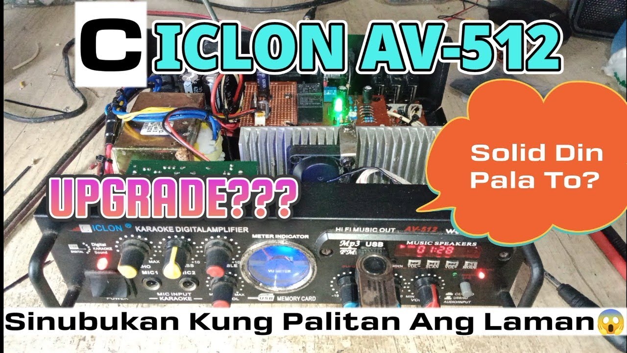 Ciclon AV-512 Mini Amplifier 30w X2 Upgrade To 250w X2 | Solid Din Ang Tunog?