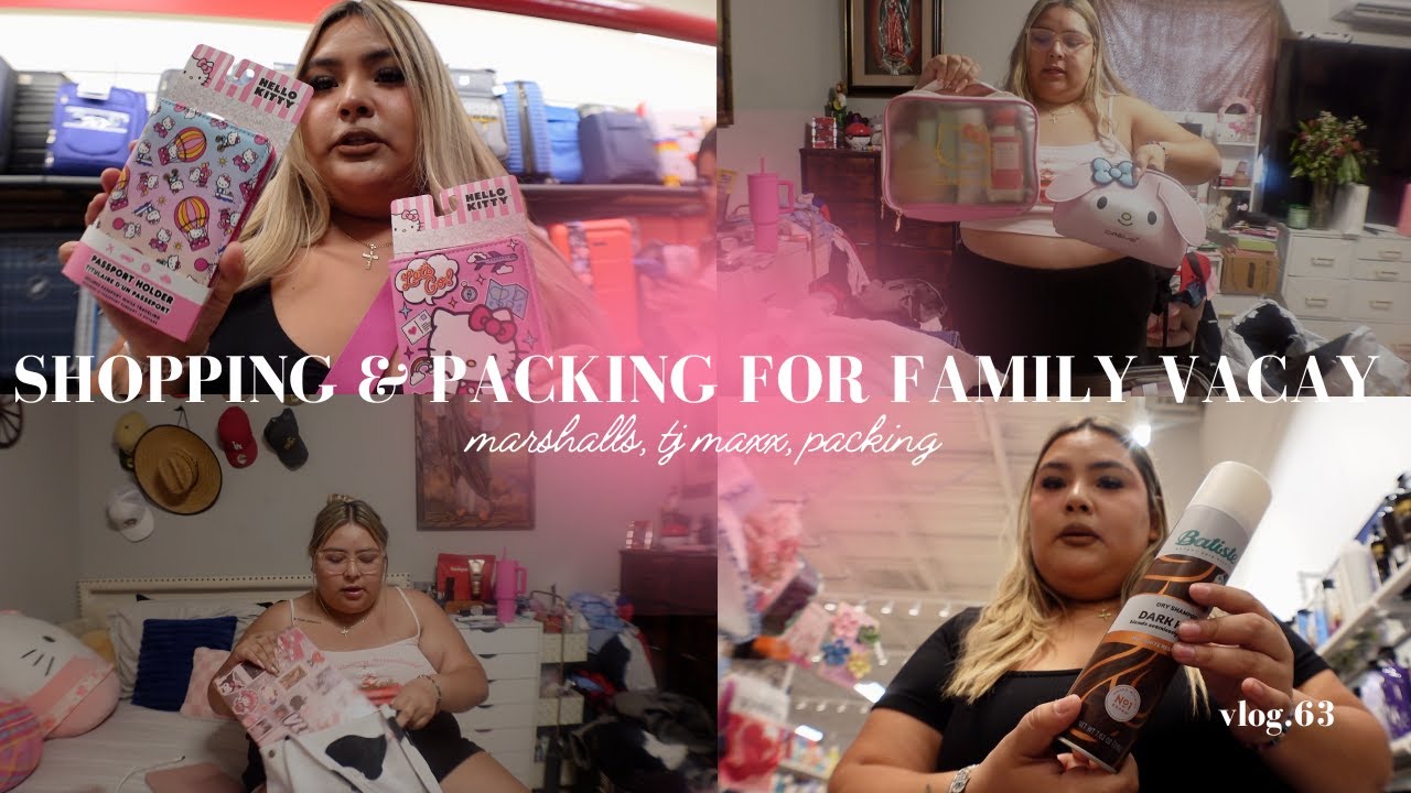shopping & packing for my family vacation🛍️🧳 | vlog 63