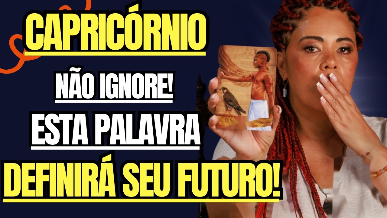 CAPRIC&Oacute;RNIO - ABR/ 26 - VAI DEFINIR SEU FUTURO! CONTAGEM FINAL! ISSO ACABA A QUALQUER HORA!