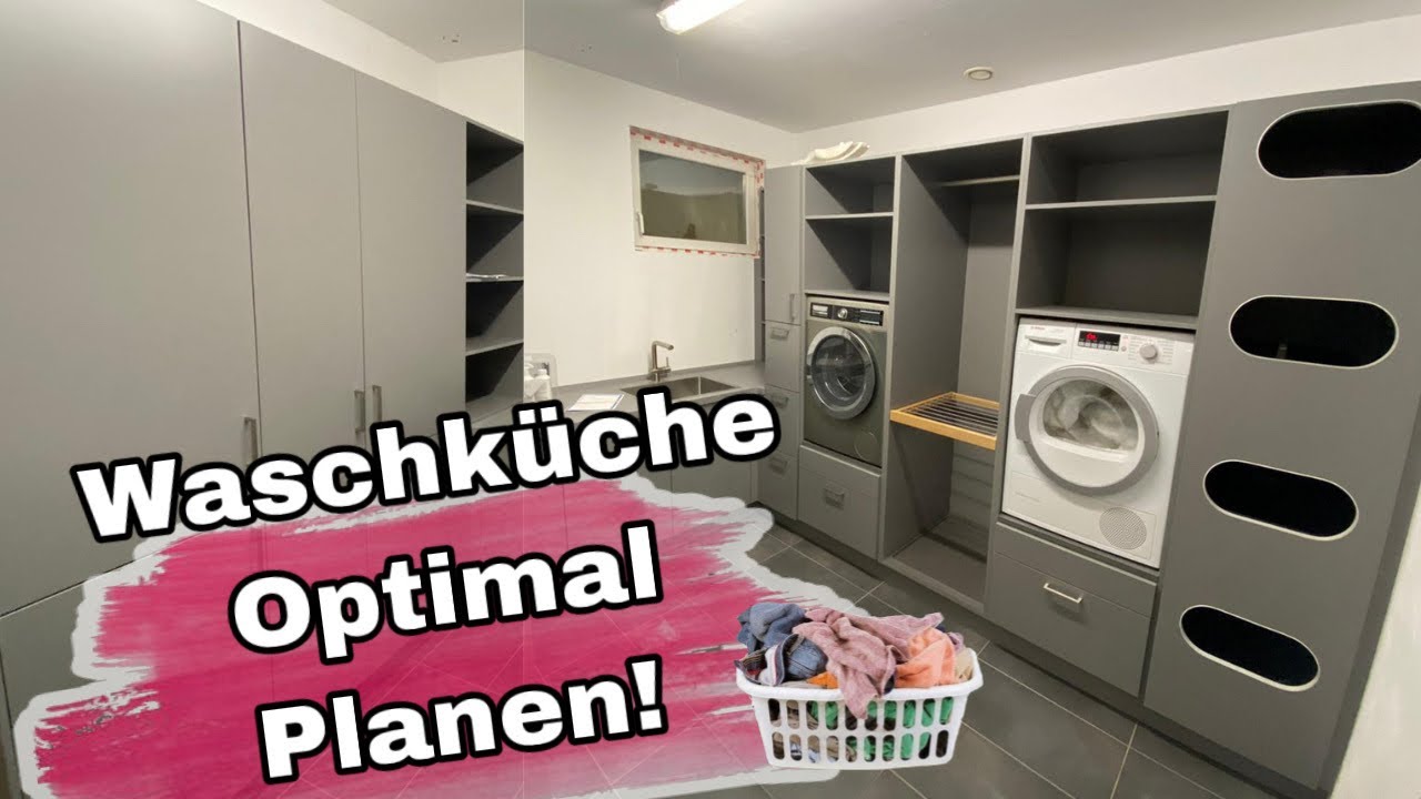 Waschküche-Hauswirtschaftsraum planen🏠 vorher-nachher Roomtour