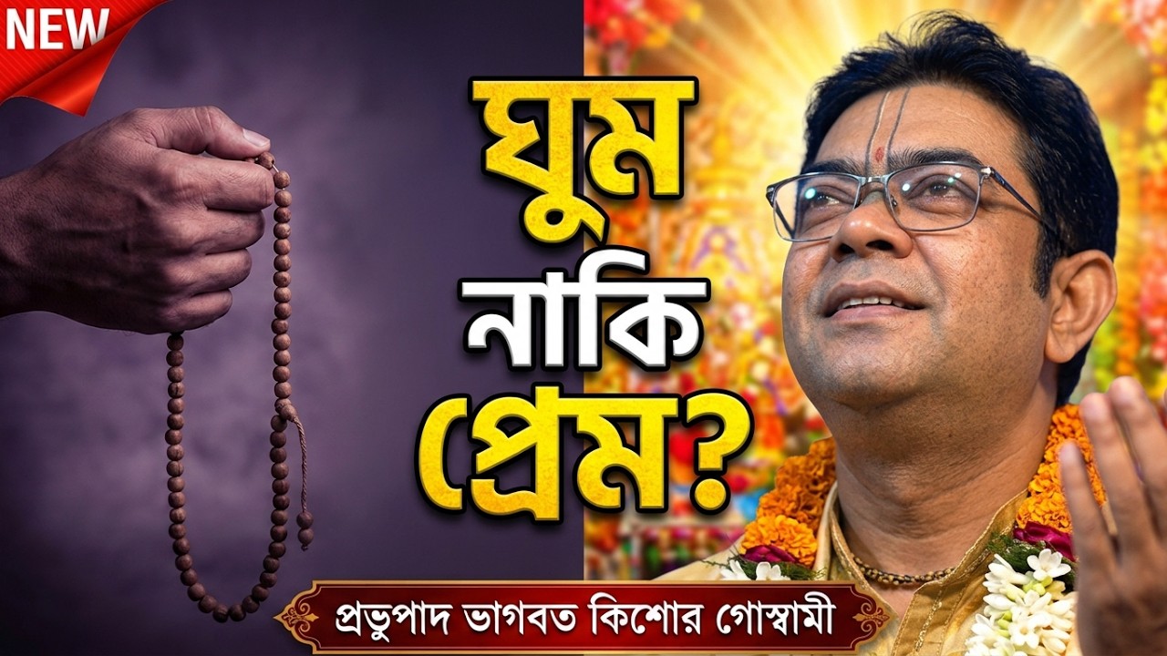 ভগবানের নাম করতে বসলে ঘুম পায় কেন ? |প্রভুপাদ ভাগবত কিশোর গোস্বামী |  #anandaniketan #bhagawatpath